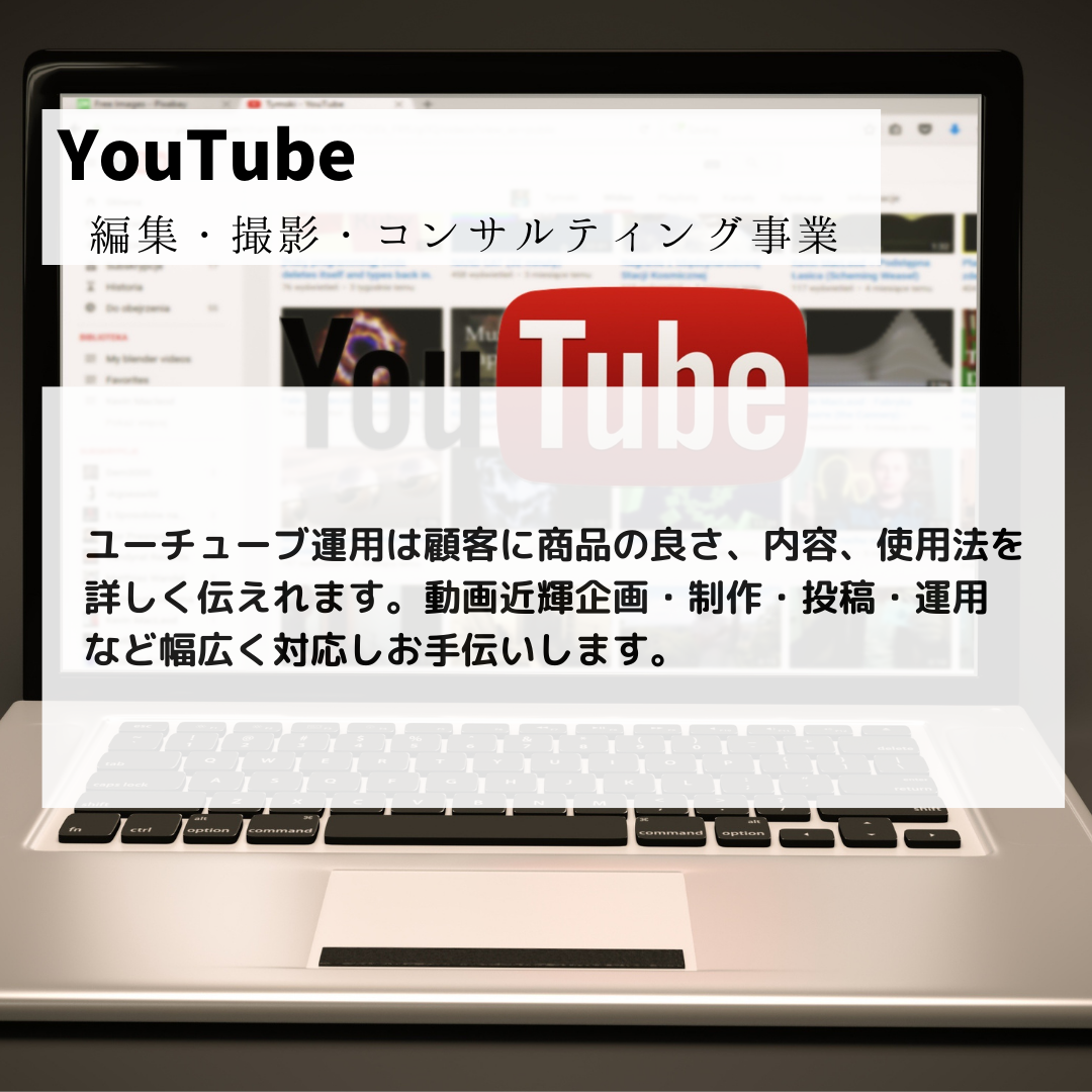 YouTube編集・撮影